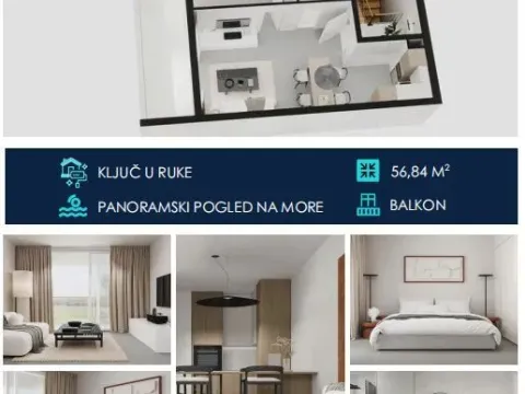 Prodaja, jednosoban stan, 56m², Tivat, Crna Gora - image 10