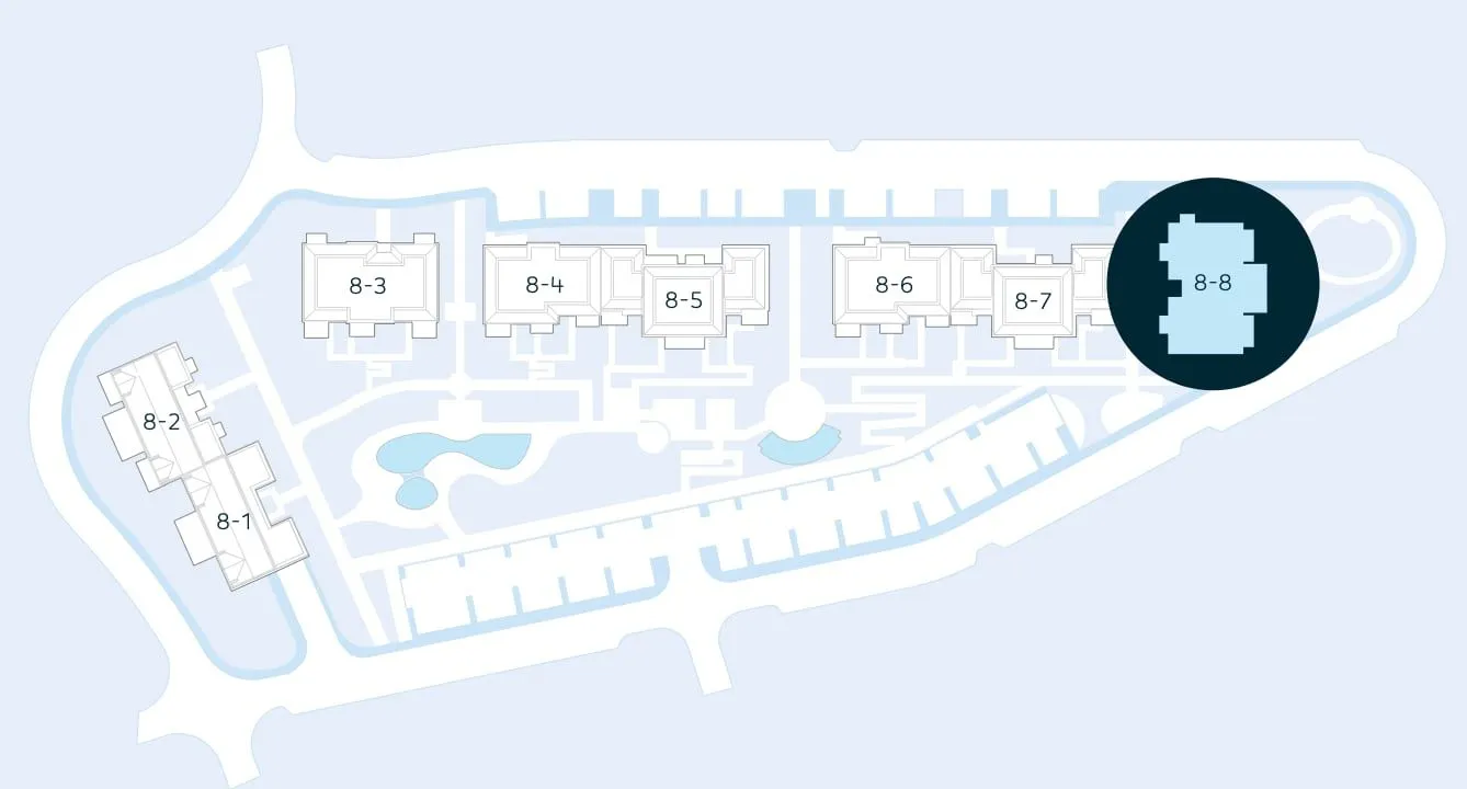 Situacioni plan kompleksa sa označenim objektom.