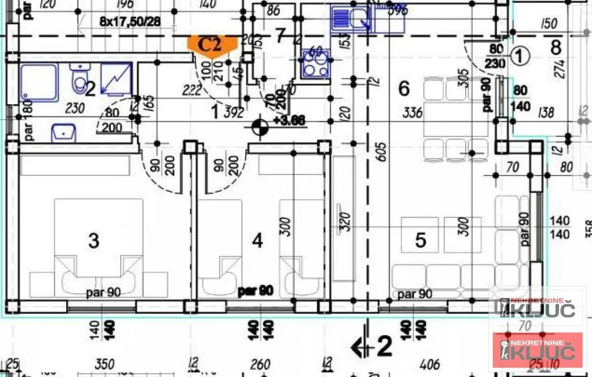 Prodaja, dvosoban stan, 57m², Lipov gaj, Novi Sad Sve Podlokacije