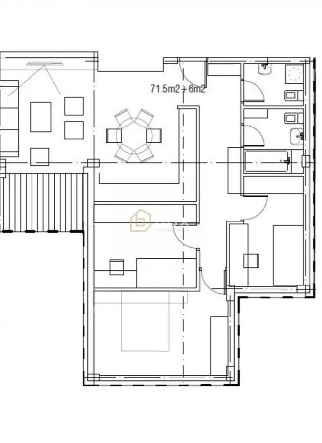Prodaja, trosoban stan, 79m², Medijana, Niš