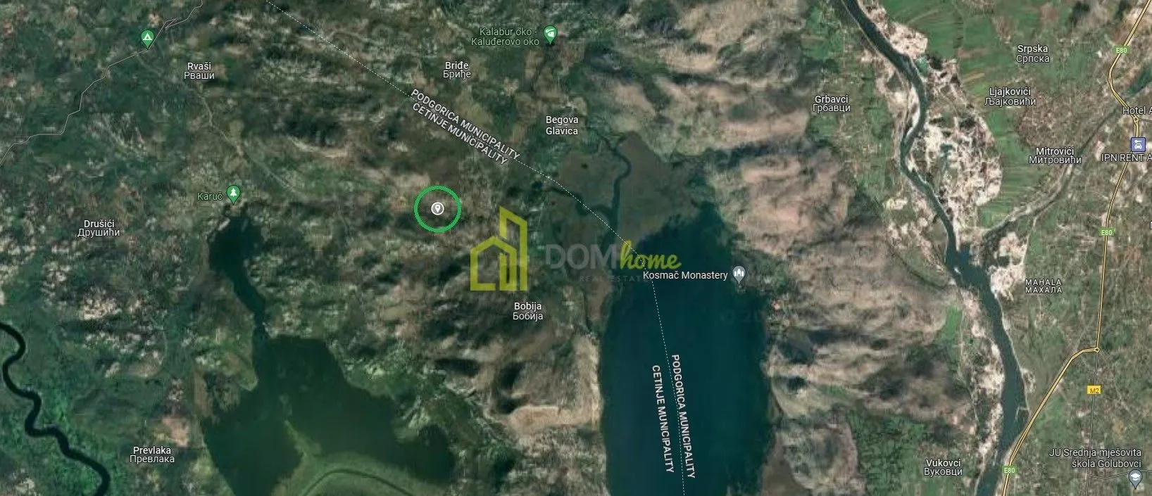 Prodaja, plac, 16489m², Bobija, Cetinje