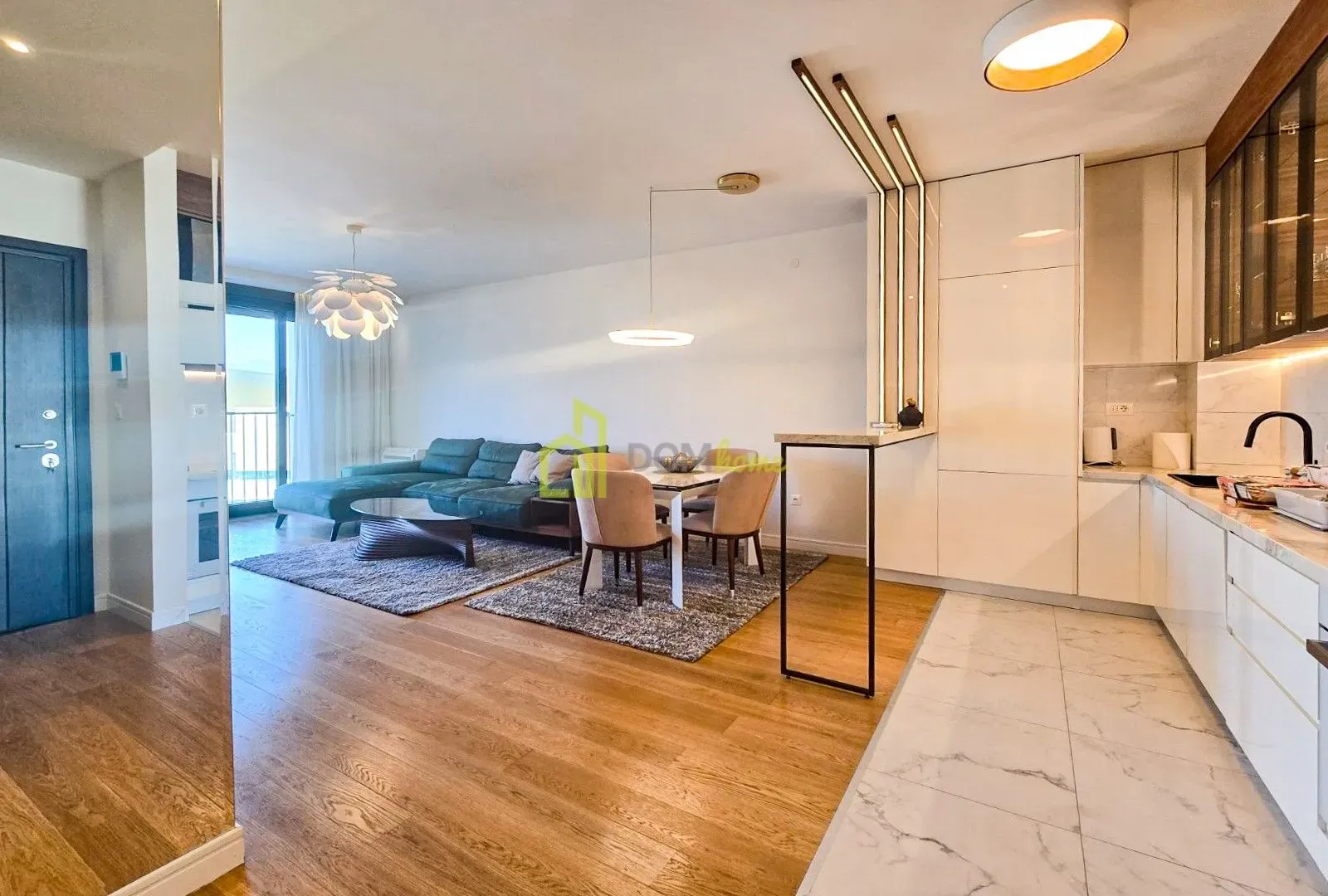 Rent, one bedroom apartment, 57m², Kruševac, Podgorica
