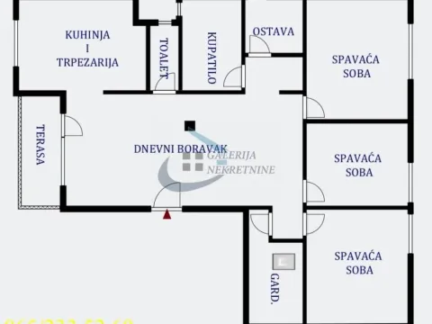 Sale, four bedroom apartment, 81m², Đeram Pijaca, Beograd - image 5