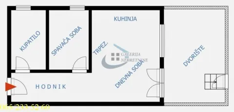 Prodaja, dvosoban stan, 61m², Olimp, Zvezdara Sve Podlokacije - image 6