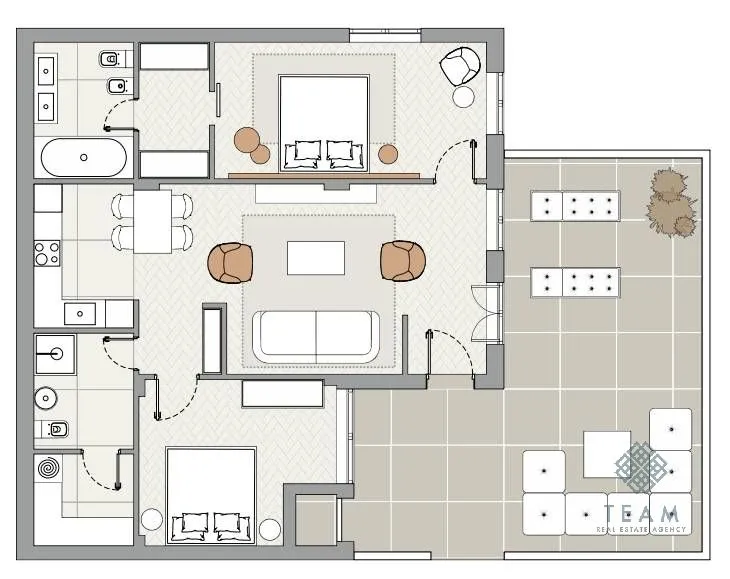 Prodaja, dvosoban stan, 148m², Topla, Herceg Novi