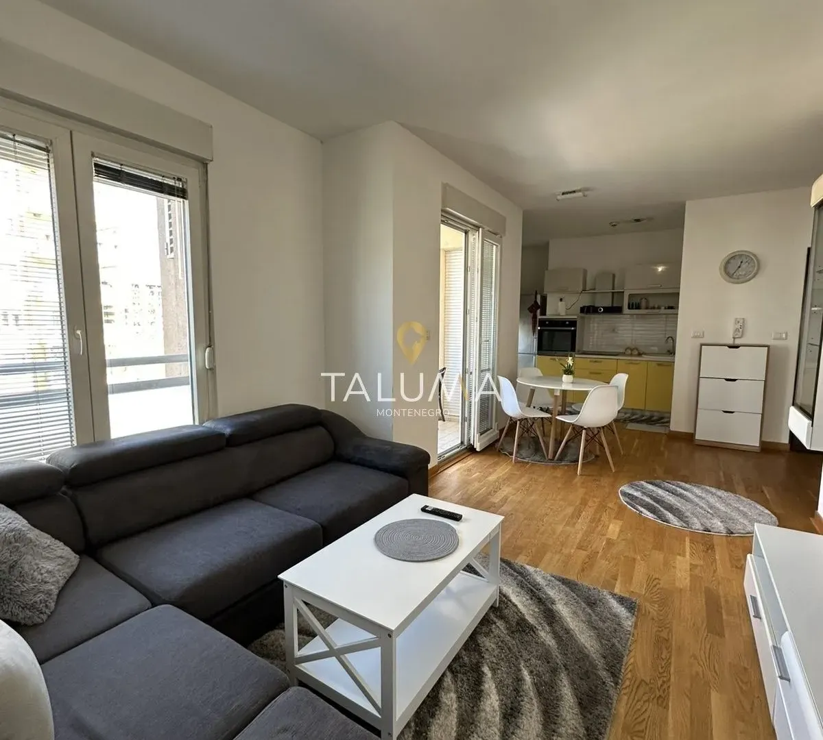 Rent, one bedroom apartment, 47m², City Kvart, Podgorica