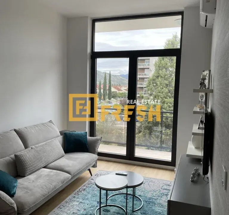 Rent, one bedroom apartment, 40m², Blok 9, Podgorica