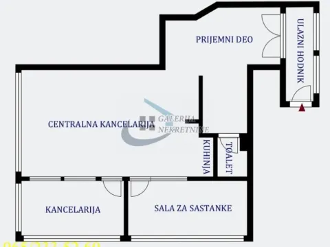 Izdavanje, poslovni prostor, 91m², Vračar Hram, Vračar Sve Podlokacije - image 5