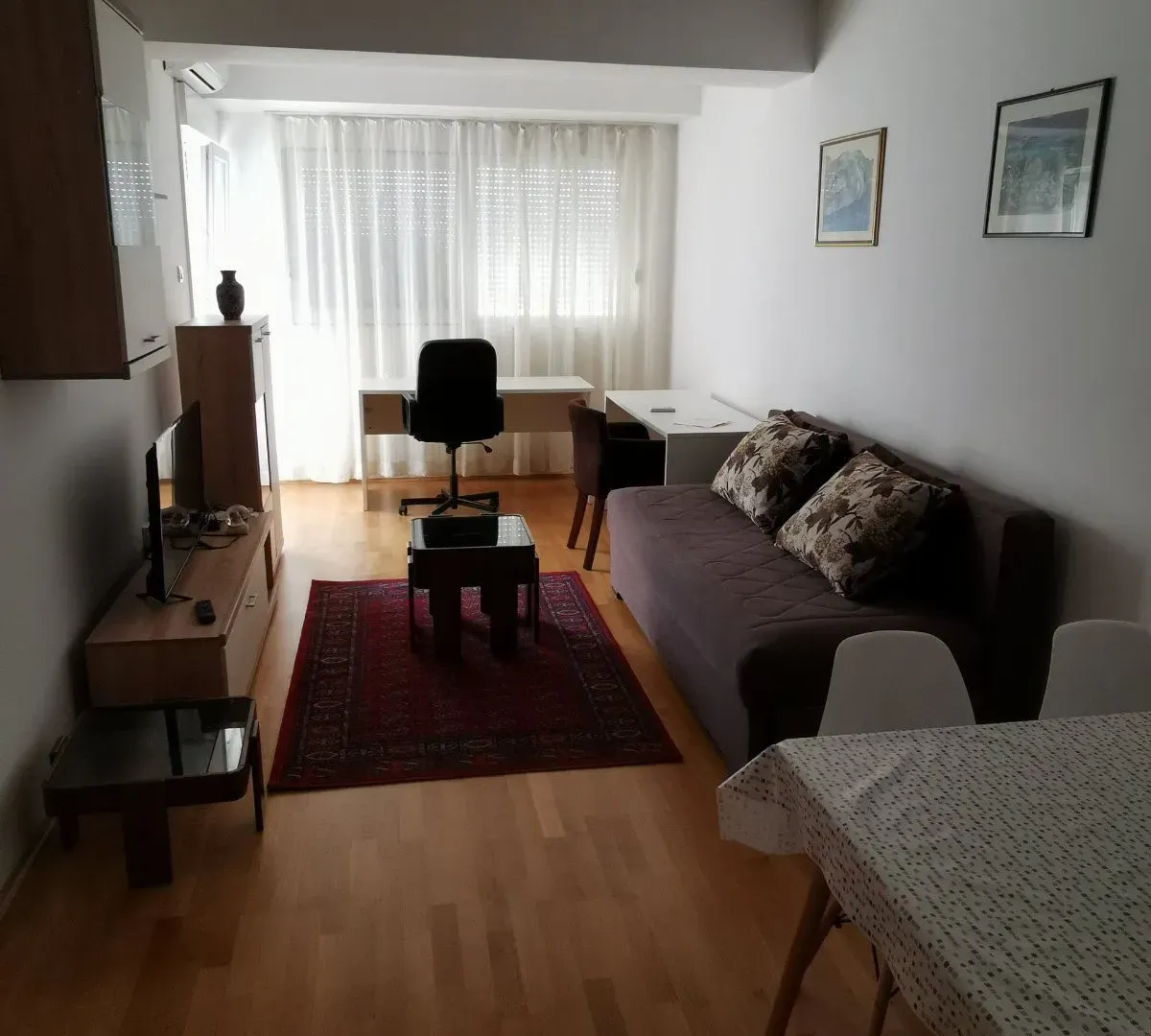 Rent, one bedroom apartment, 45m², Pobrežje, Podgorica