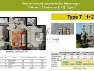 Sale, two bedroom apartment, 67m², Zeleni Pojas, Bar - image 9