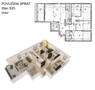 Prodaja, stan, 110m², Sremska Kamenica, Petrovaradin - image 2