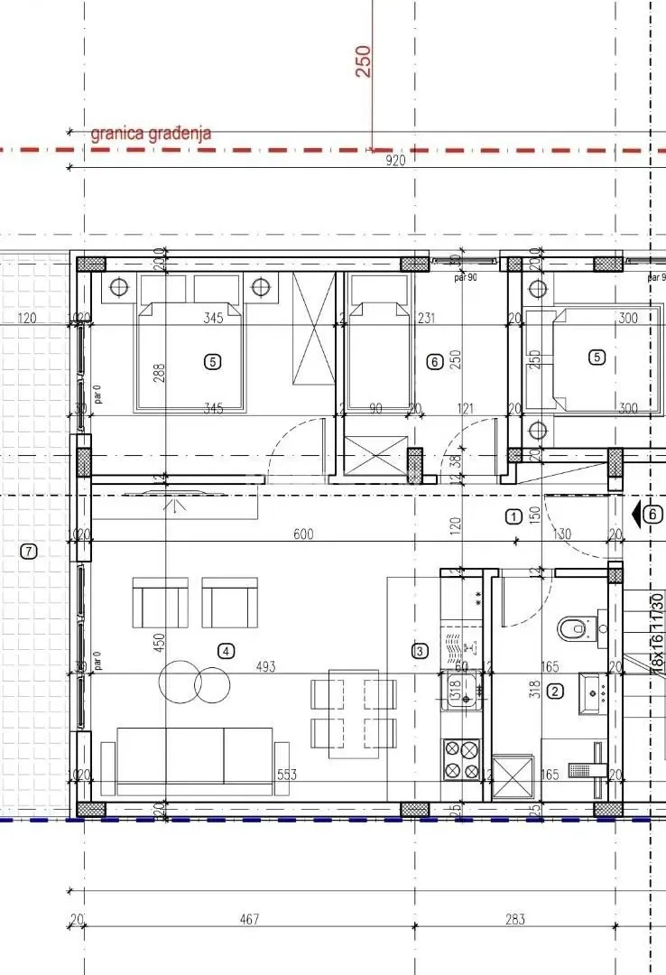 Sale, two bedroom apartment, 58m², Lekino Brdo, Voždovac Sve Podlokacije