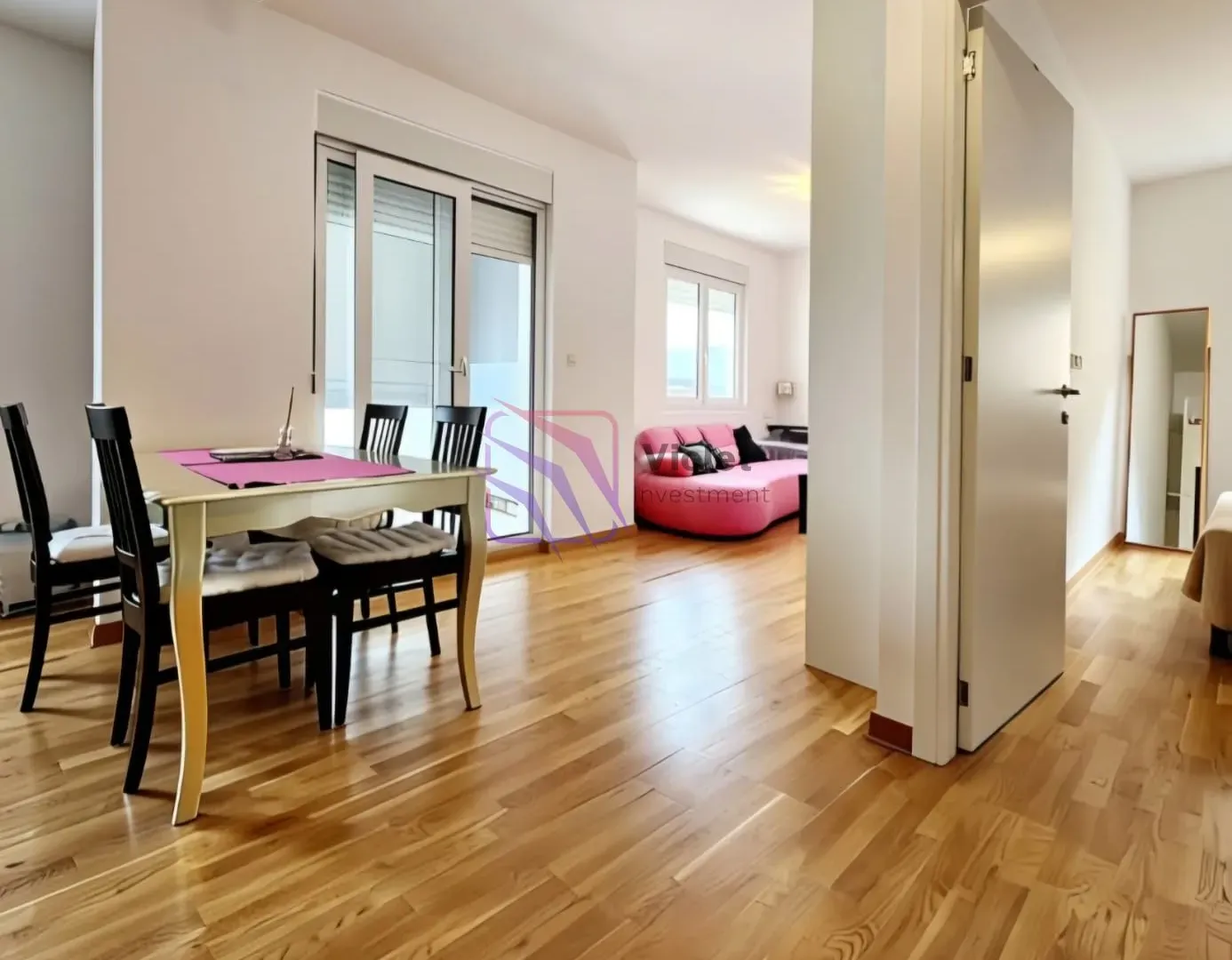 Rent, one bedroom apartment, 49m², City Kej, Podgorica