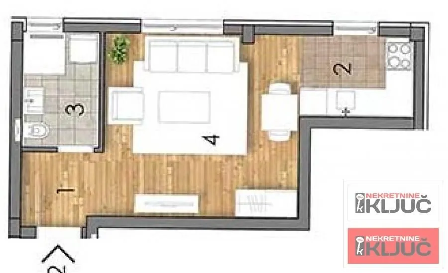 Prodaja, jednosoban stan, 30m², Telep, Novi Sad Sve Podlokacije