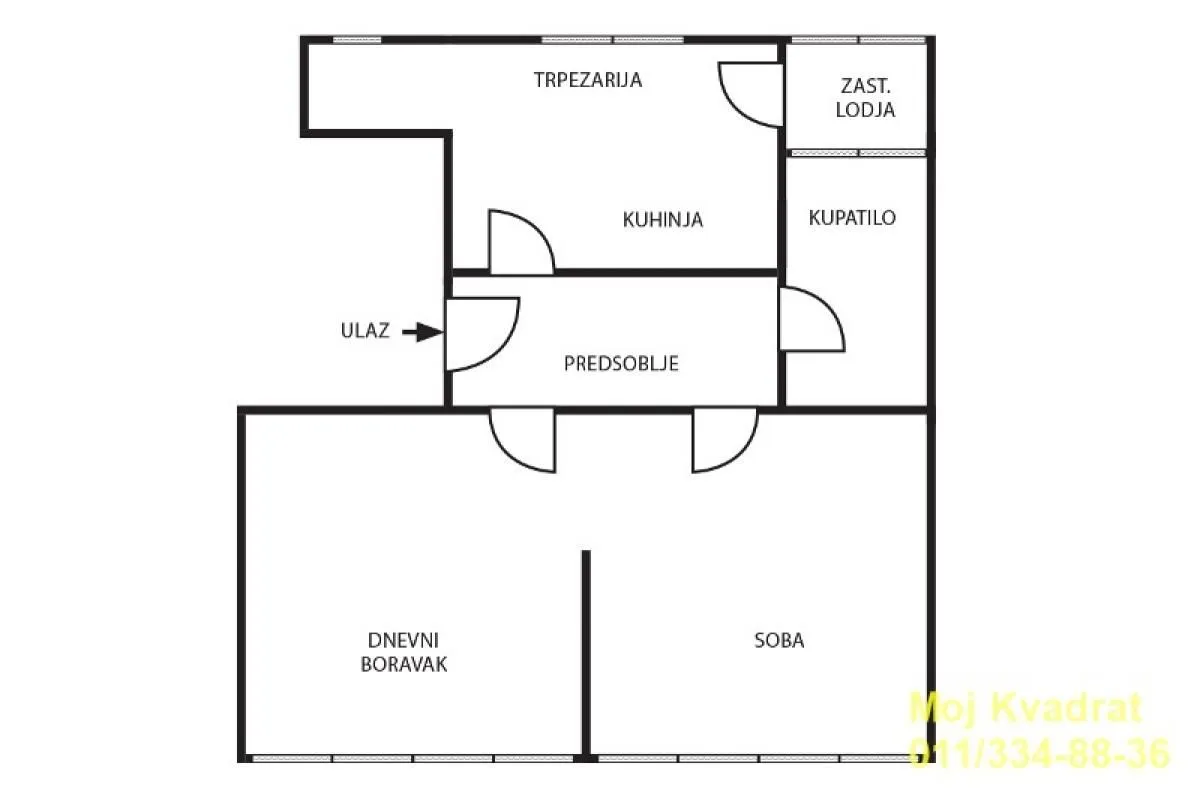 Prodaja, dvosoban stan, 55m², Kalenić Pijaca, Vračar Sve Podlokacije