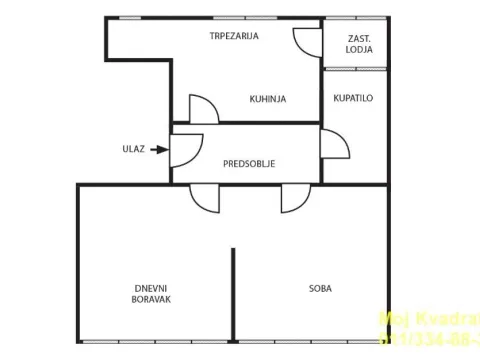 Sale, two bedroom apartment, 55m², Kalenić Pijaca, Vračar Sve Podlokacije - image 14
