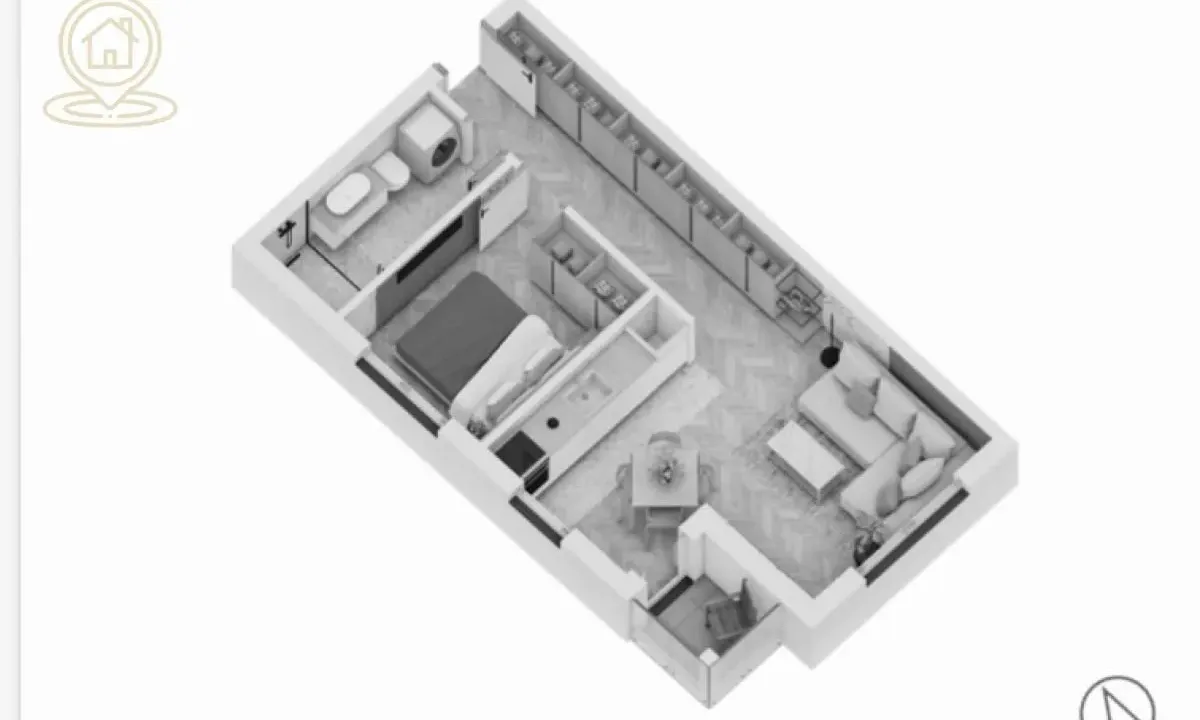 Prodaja, trosoban stan, 62m², Petrovaradin, Novi Sad