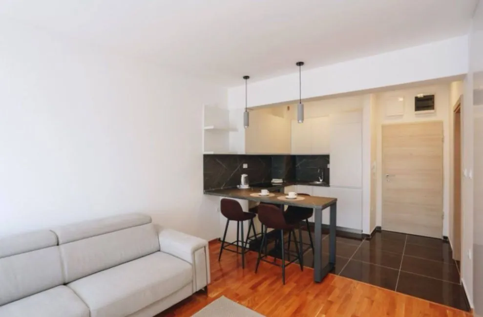 Stan-na-dan, garsonjera, 34m², Bečići, Budva