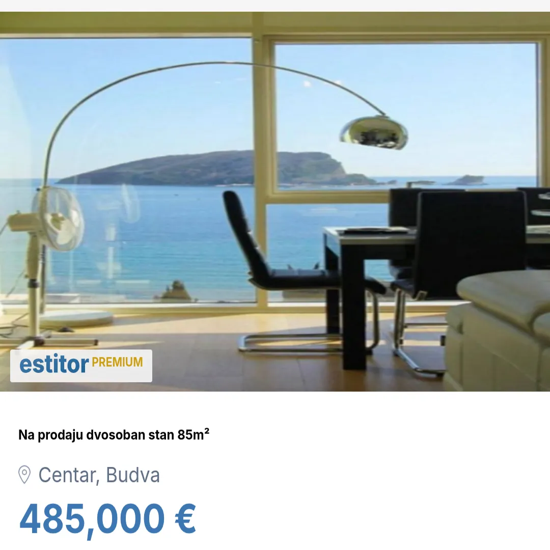 Sale, two bedroom apartment, 85m², Centar, Budva