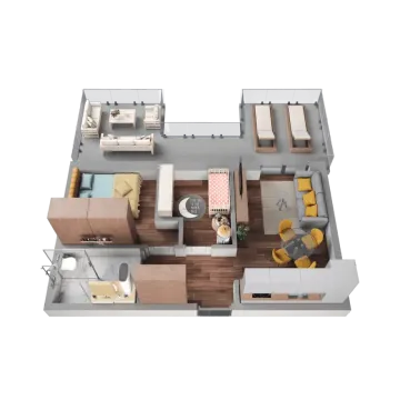 Prodaja, dvosoban stan, 55m², Rudjinci, Vrnjačka Banja - image 2