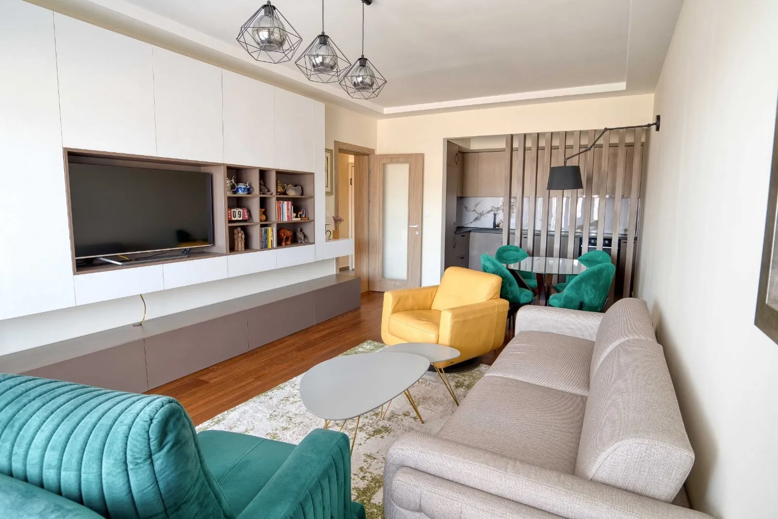 Rent, two bedroom apartment, 74m², Master Kvart, Podgorica