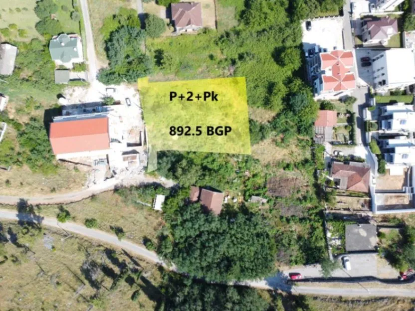 Prodaja, plac, 1070m², Zagorič, Podgorica