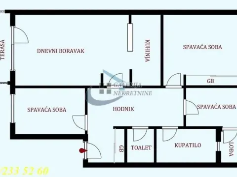 Sale, four bedroom apartment, 86m², Voždovac Sve Podlokacije, Beograd - image 4