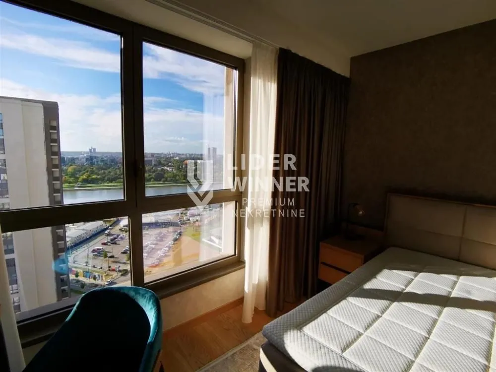 Rent, one bedroom apartment, 54m², Savski Venac, Beograd
