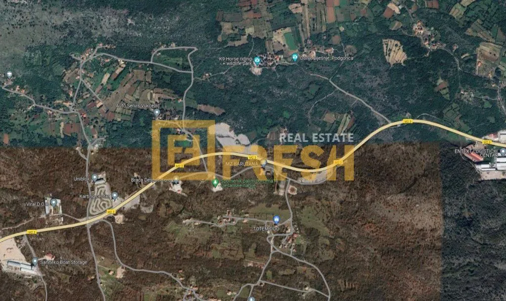 Prodaja, plac, 3729m², Ostalo, Podgorica