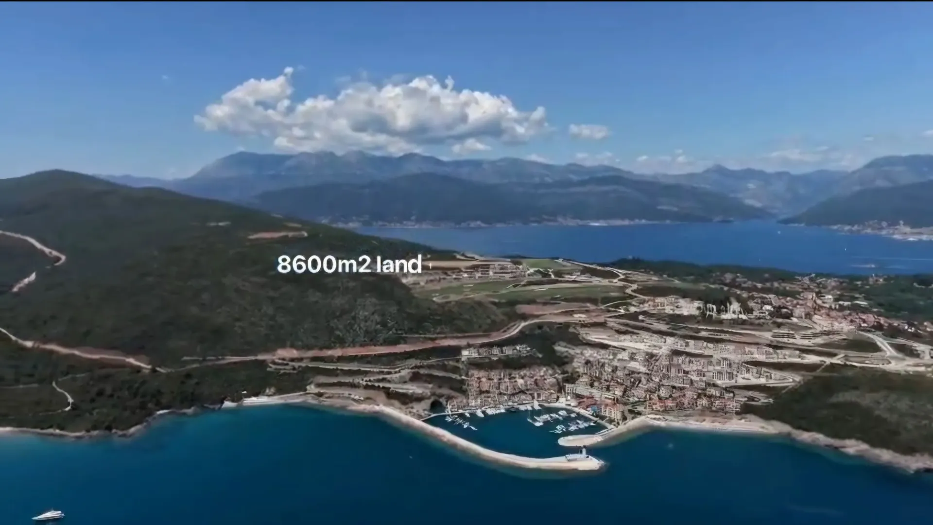 Prodaja, plac, 8600m², Luštica, Herceg Novi