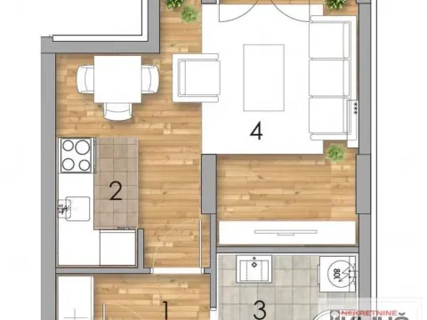 Prodaja, jednosoban stan, 29m², Podbara, Novi Sad Sve Podlokacije