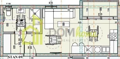 Sale, one bedroom apartment, 32m², Donja Gorica, Podgorica