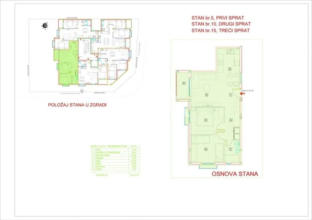 Prodaja, trosoban stan, 61m², Čukarica, Beograd