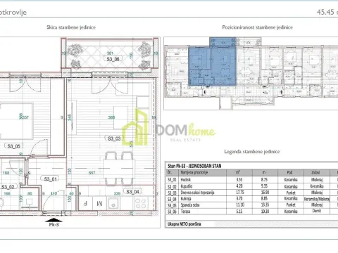 Prodaja, jednosoban stan, 45m², Momišići, Podgorica - image 6