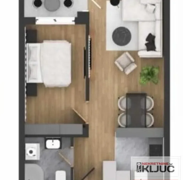 Prodaja, dvosoban stan, 44m², Adice, Novi Sad Sve Podlokacije