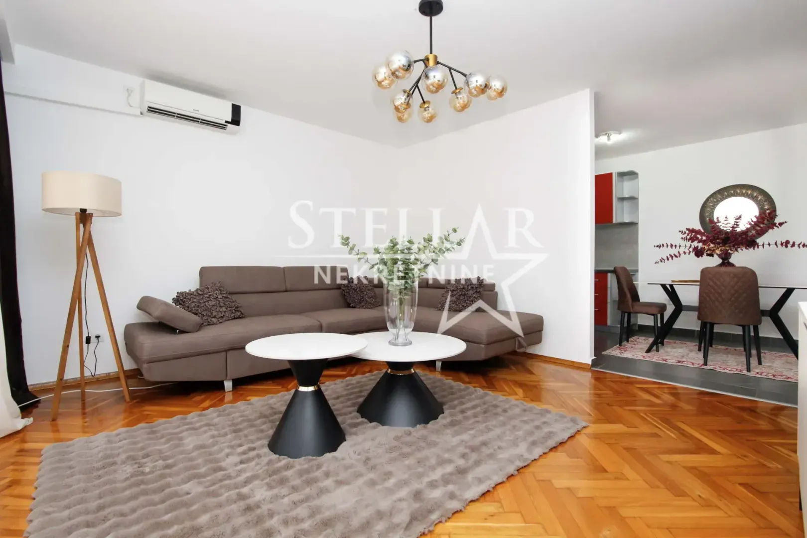 Rent, one bedroom apartment, 60m², Tološi, Podgorica