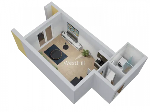 Sale, studio apartment, 33m², Bar, Crna Gora - image 6