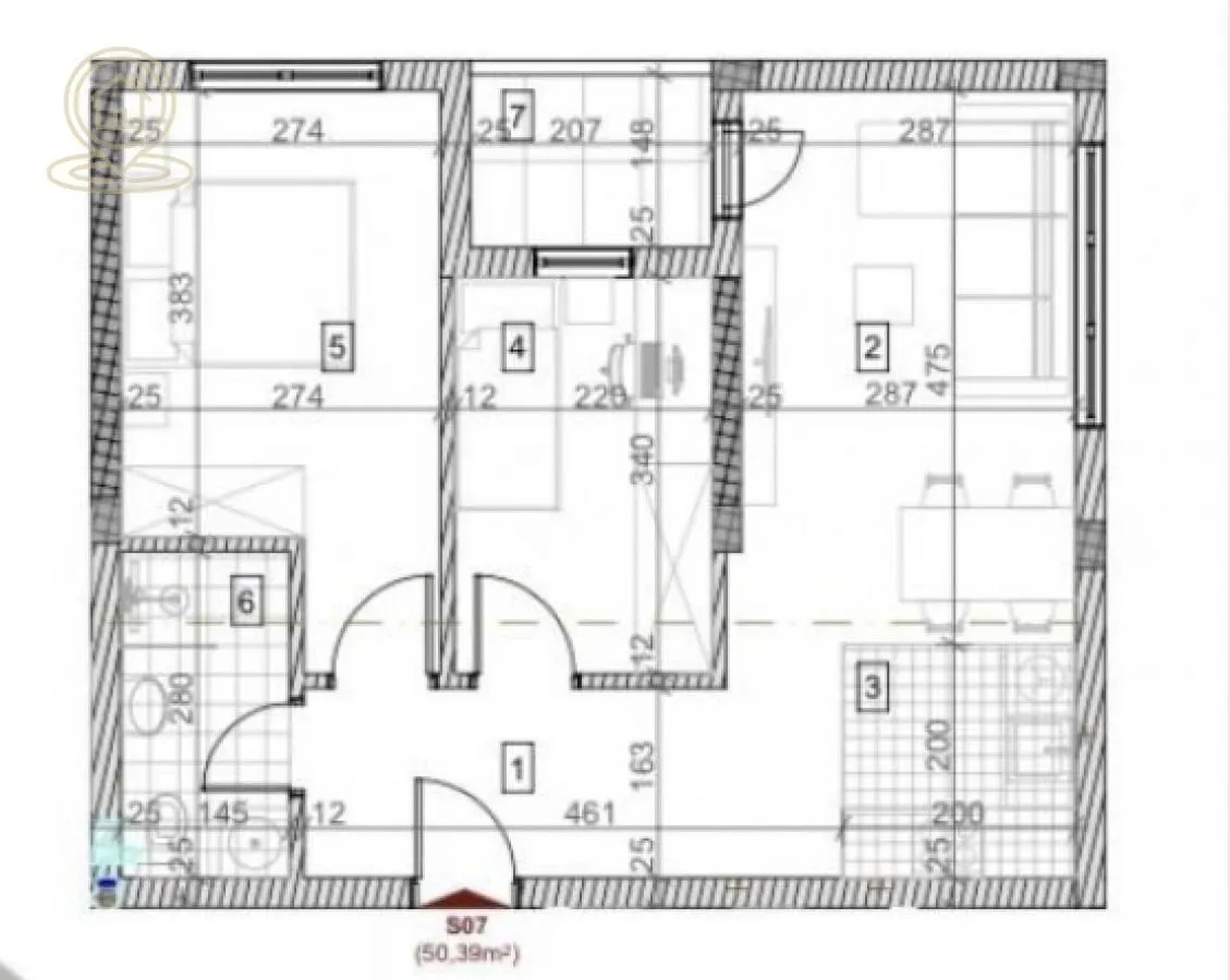 Sale, three bedroom apartment, 50m², Sremska Kamenica, Petrovaradin