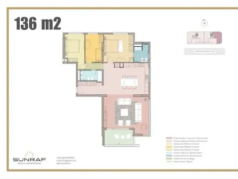 Sale, two bedroom apartment, 107m², Rafailovići, Budva - image 1