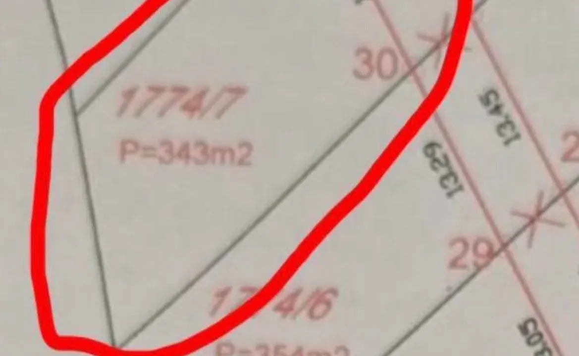 Sale, land lot, 343m², Borje, Žabljak