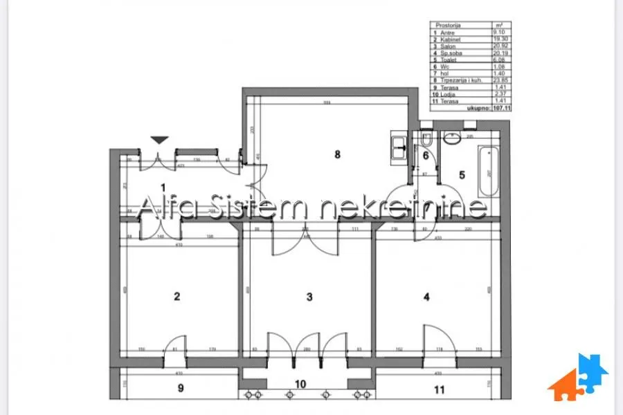 Izdavanje, stan, 120m², Zeleni Venac, Beograd