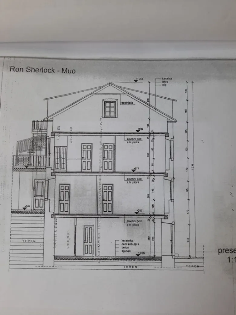 Sale, house, 340m², Muo, Kotor