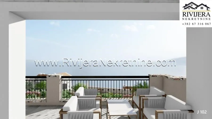 Prodaja, trosoban stan, 100m², Luštica Bay, Tivat