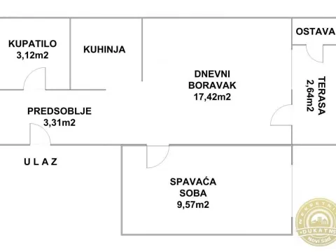 Rent, one bedroom apartment, 36m², Nova Detelinara, Novi Sad Sve Podlokacije - image 13