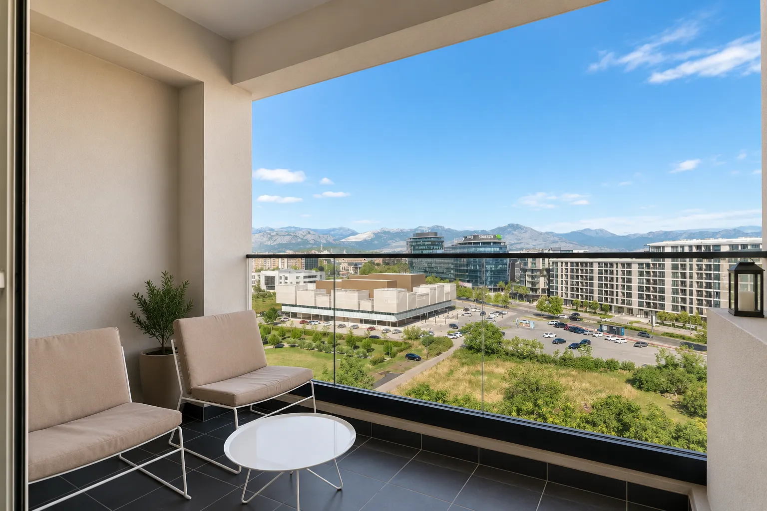 Rent, two bedroom apartment, 72m², Master Kvart, Podgorica