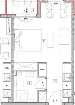 Sale, one bedroom apartment, 31m², Budva, Crna Gora - image 5