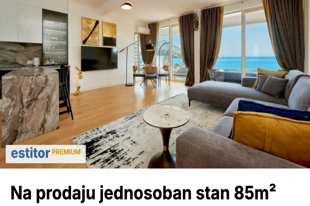 Prodaja, jednosoban stan, 85m², Bečići, Budva