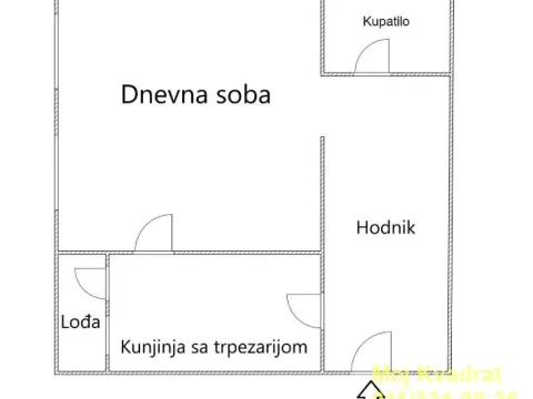 Sale, one bedroom apartment, 40m², Banovo Brdo, Beograd - image 12