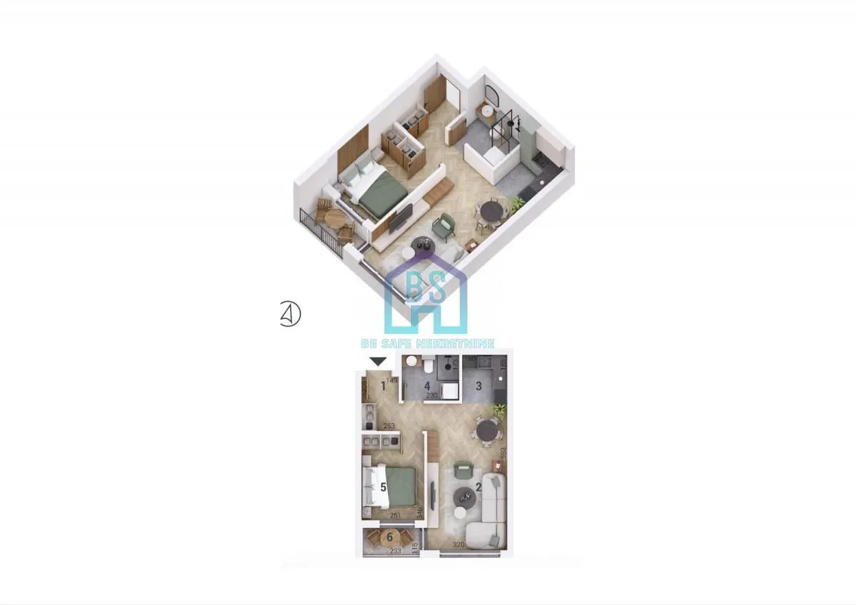 Prodaja, jednosoban stan, 42m², Petrovaradin, Novi Sad