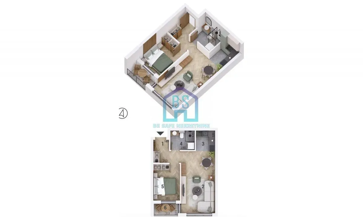 Prodaja, jednosoban stan, 42m², Petrovaradin, Novi Sad